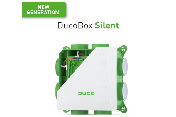 DucoBox Silent, nieuwe generatie stille ventilatie